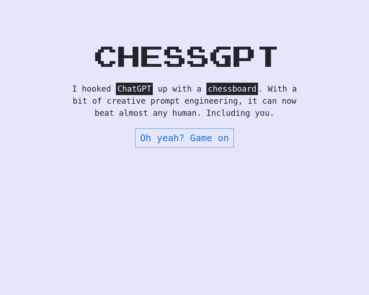 Chessgpt – Herramienta IA