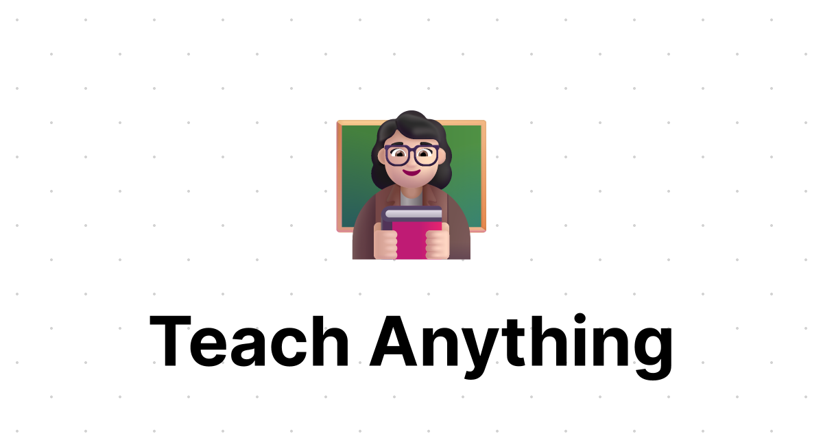 Teach Anything – Herramienta IA