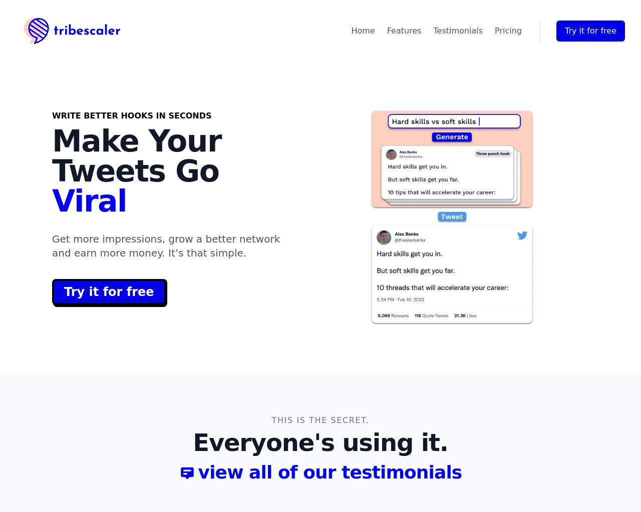 Tribescaler – Herramienta IA